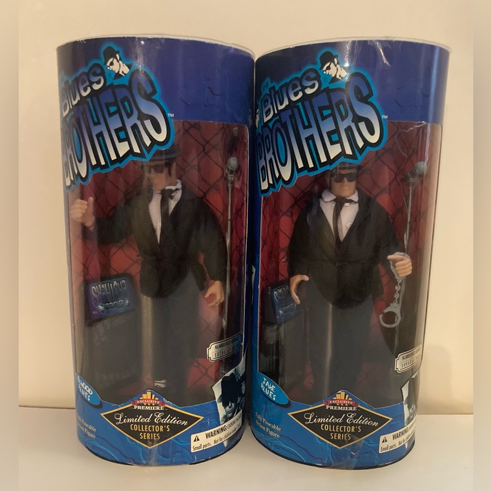 Vintage 1997 Blues Brothers Limited Edition Jake & Elwood Action Figures NEW